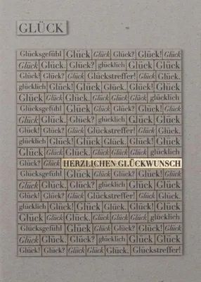 Produktbild von Räder Design Wörterkarte Glück