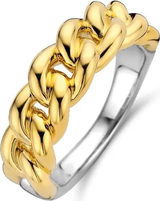 Produktbild von 12209SY/56 Ring Kettendesign bicolor vergoldet 12209SY Ti Sento Milano