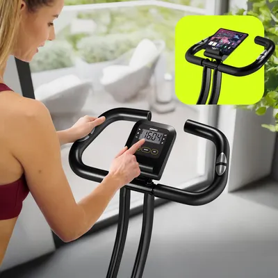 Produktbild von ZIPRO Heimtrainer Fahrrad Eclipse X Hometrainer klappbar platzsparend Magnetischer Ergometer Fitnessbike Cardio Fitnessgerät Puls leise Senioren 110kg