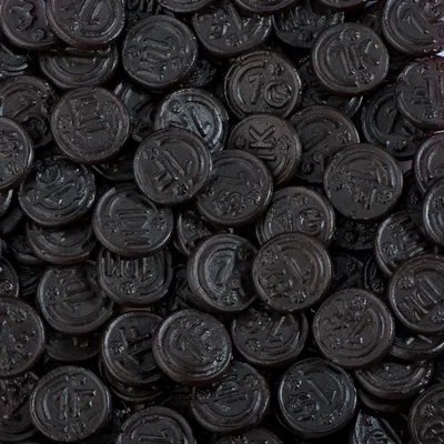 Produktbild von De Bron Muntendrop Mild Salzige Lakritz-Münzen Zuckerfrei 1 kg