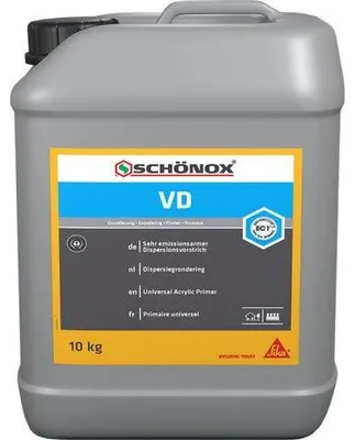Produktbild von SCHÖNOX VD Dispersionsvorstrich 10 kg | Grundierung für Vinyl, Spachtelmasse & Bodenaufbau