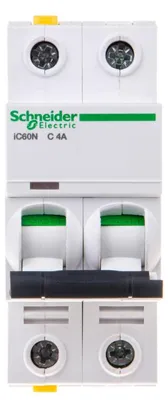 Productafbeelding van Schneider Electric A9F04204, Miniatuurstroomonderbreker, 10000 A, IP20