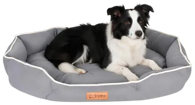 Imagen del producto de Solidchoice - Cama para perros lavable, rectangular, 70 x 50 x 13 cm