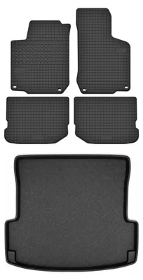 Immagine prodotto di Tappetini gomma SolidTread + bagagliaio per Skoda Octavia I 1996-2004 5 pezzi