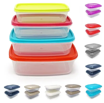 Vorratsbehälter-Set 4er 250–1000 ml, luftdicht, stapelbar, BPA-frei