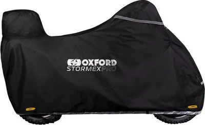 Produktbild von Oxford Stormex-Pro Motorradabdeckung mit Tasche – Größe L (246 x 104 x 127 cm)