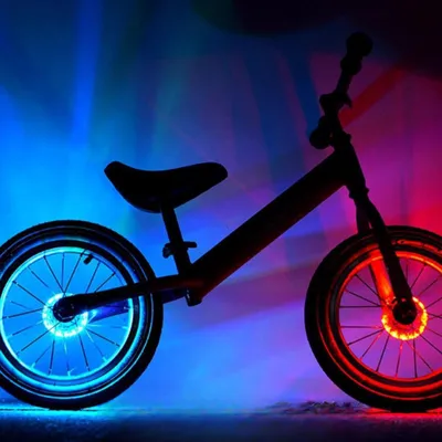 Produktbild von 2 Stück USB Aufladbare LED Radnabenlichter