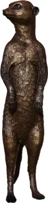 Produktbild von Schönes Erdmännchen aus Bronze Neu Frostfest Witterungsbeständig BOAN-1332
