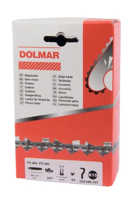 Image de Dolmar 528086764 Chaîne de tronçonneuse Superguard 15"/38 cm 64 maillons 0,325" 1,5 mm