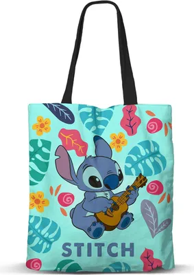 Zdjęcie produktu dla Plecak Karactermania Disney Stitch 40cm z motywem Gitary - Elegancki i Funkcjonalny
