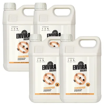 Produktbild von Envira Zecken Abwehrspray im Vorteilspack 4x5L