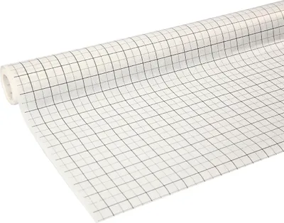 Productafbeelding van Creotime Patroonpapier Ruitjes 80 Cm Transparant 15 Meter