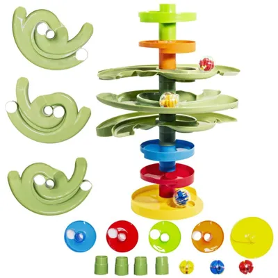 Image de Omgoods - Jouets éducatifs : Jeu de billes en chute