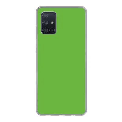 Produktbild von MuchoWow® Handyhülle Schutzhülle Hülle für Samsung Galaxy A51 Grün - Farben - Natur Silikon Softcase Handy Hülle - Schutzabdeckung