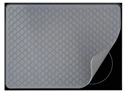 Produktbild von INF Silikon Herdabdeckung 71x50x0,25cm - Multifunktionaler Hitzebeständiger Schutz Grau