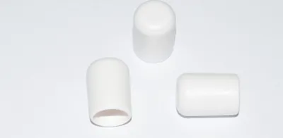 Produktbild von 50 x Kappe für Rundrohr D=18 mm L=21 mm weiss PVC