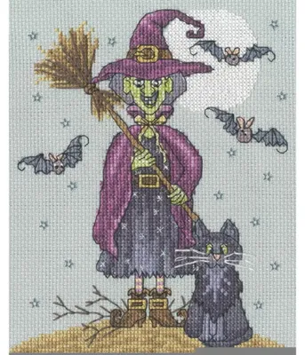 Produktbild von Bothy Threads Kreuzstich Stickpackung "Allerheiligenzauber", Zählmuster, XKTB21, 15x18cm