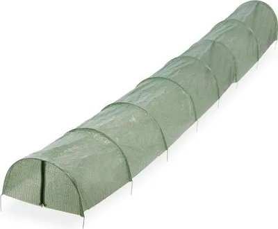 Produktbild von Folientunnel 5 m aus PE-Folie mit Stahlrahmen, Schutz vor Witterung & Schädlingen, für Gemüse & Blumen