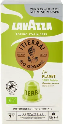 Produktbild von Lavazza ¡Tierra! For Planet, Kaffeekapsel, Espresso, Medium geröstet, Mehrfarbig, Lavazza, 100% Arabica
