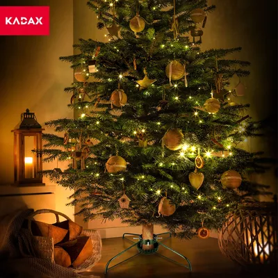Zdjęcie produktu dla KADAX Stojak Pod Choinkę 3m Choinkowy metalowy Na Drzewko Podstawka z miską