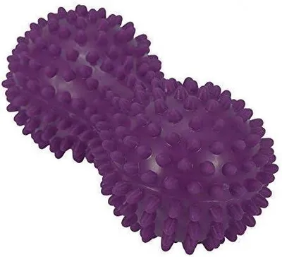 Produktbild von PolkaHome® Massageball Peanut – Faszienrolle mit Noppen für Fuß, Rücken & Nacken, Muskelentspannung, 6 Farben