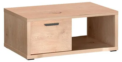 Produktbild von Masseno Couchtisch BRESSO 90 cm Kaffetisch für Wohnzimmer Sofatisch Wohnzimmertisch Eichefarben