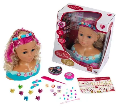 Immagine prodotto di Testa di Mariella per capelli e trucco + accessori 33cm