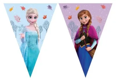 Produktbild von "Frozen Idyllic Wonder" Partydeko Artikel Variante: Wimpelkette Papier