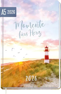Produktbild von Großdruck-Kalender 2026 / A5 / Leuchtturm / Häfft-Verlag