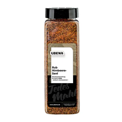 Obrázek produktu pro Ubena Rub malinová hořčice kořenící přípravek pikantní koření 650g