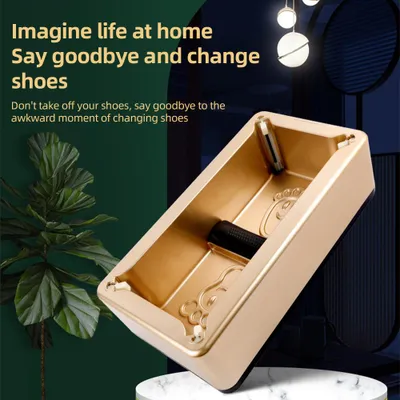 Immagine prodotto di Distributore automatico di copriscarpe con 200 copriscarpe monouso antiscivolo, protegge il pavimento di casa, ufficio, ospedale, fabbrica, adatto per