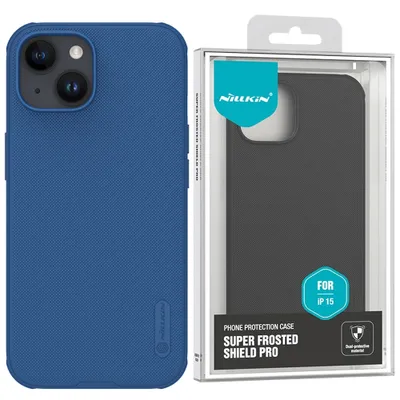 Obrázok produktu pre Puzdro Nillkin Super Frosted Shield Pro pre iPhone 15, modré