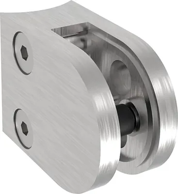 Obrázok produktu pre ECONOMY Svorka na sklo, model 20, pre okrúhle rúrky s priemerom 42,4 mm, na sklo/plech, nerezová oceľ V2A