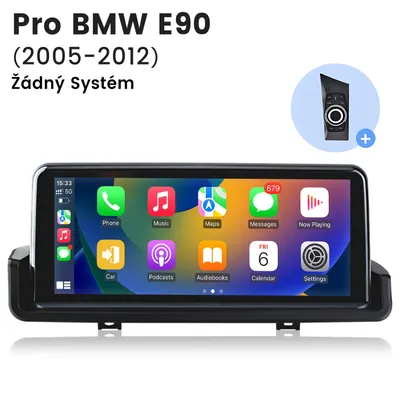 Obrázok produktu pre Pre modely BMW E90, E91, E92, ročníkov výroby 2005–2012, autorádio s 10,25-palcovým displejom, funkciami CarPlay a Android, GPS navigáciou, iDrive a AUX vstupom