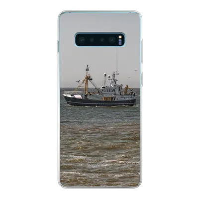 Produktbild von MuchoWow® Handyhülle Schutzhülle Hülle für Samsung Galaxy S10 Lite Nordsee - Fischerboot - Wasser Silikon Softcase Handy Hülle - Schutz