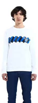 Produktbild von INTER Felpa Girocollo Bianco, Uni