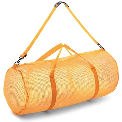 Obrázok produktu pre Sieťovaná cestovná taška so zipsom a nastaviteľným ramenným popruhom – ideálna športová taška na šport a cestovanie, 38 x 91 cm