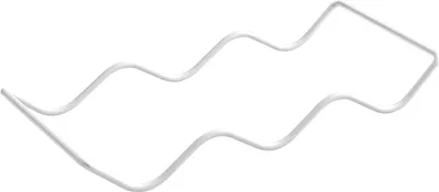 Produktbild von METALTEX 364903000 Ola-6 Flaschenablage 14 x 31 x 3 cm weiß