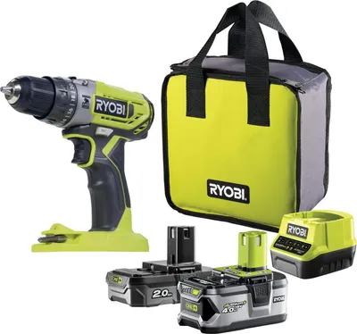Produktbild von Ryobi R18PD2-242S Akku-Schlagbohrschrauber 18V ONE+ inkl. 2x Akku und Ladegerät