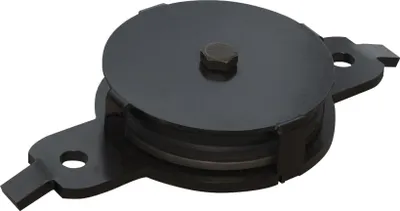 Immagine prodotto di Wentex Eurotrack - Puleggia di rinvio, nera 85 mm - schwarz