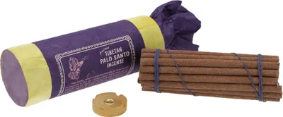 Produktbild von Tibetische Natürliche Räucherstäbchen - Tibetan Palo Santo, Violett, 12*4,5*4,5 cm, Räucherstäbchen aus Tibet, Nepal