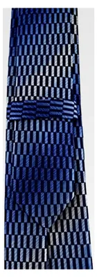 Produktbild von schmale Designer Krawatte mit Muster - Krawattenbreite 6 cm