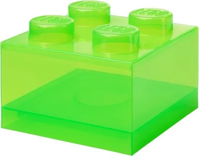 Obrázok produktu pre LEGO 40090806 LEGO úložný kameň STORAGE BRICK 4 TOP LID, svetlozelený
