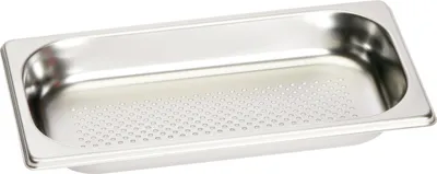 Produktbild von Gaggenau GN124130, GN-Behälter, gelocht, 40 x 325 x 176 mm, Edelstahl, spülmaschinengeeignet