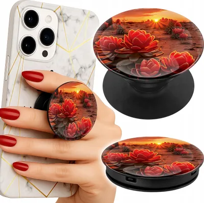 Zdjęcie produktu dla Uchwyt Do Telefonu Popsocket Na Palce/Stojak Zachód Słońca Widoki