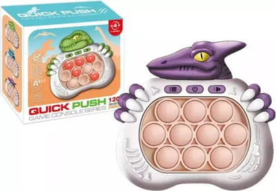 Immagine prodotto di Gioco sensoriale Dinosauro Pop It Batteria Luci Suoni Viola