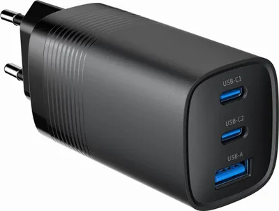 Obrázok produktu pre Gembird TA-UC-PDQC65-01-BK, Vnútorný, AC, 20 V, 3,25 A, Čierna