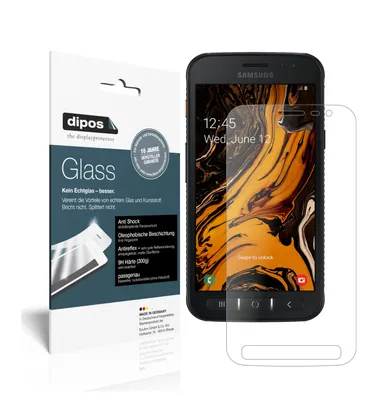 Zdjęcie produktu dla 1x folia ochronna do Samsung Galaxy Xcover 4S matowa - folia antywstrząsowa 9H dipos Glass szkło plastikowe