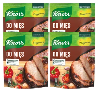 Produktbild von Knorr Fleischgewürz 4x 200g - Gewürzmischung für Fleisch & Geflügel