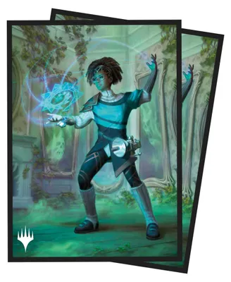 Produktbild von Ultra Pro Magic The Gathering Commander D Standard Duskmourn Kartenhüllen 100 Einheiten Blau  Blau One Size